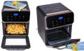 Frytownica beztłuszczowa piekarnik Air Fryer 8 l / 1600 W Linbox Inox