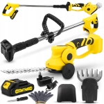 Nożyce akumulatorowe do żywopłotu na wysięgniku 140 cm sekator 2000 mAh 21 V