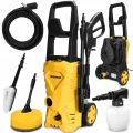Myjka ciśnieniowa 135 bar zestaw pianownica samossąca pompa aluminiowa 1650 W