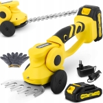 Nożyce bezprzewodowe do trawy żywopłotu sekator do krzewów 2000 mAh 21 V