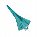 Duży parasol plażowy ogrodowy dwuwarstwowy wodoodporny turkusowy 190 x 180 cm