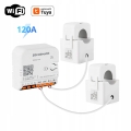 Licznik energii prądu mocy dwufazowy 2-fazy dwukierunkowy przekładnik 120 A WiFi Tuya