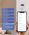 Licznik energii prądu mocy dwufazowy 2-fazy dwukierunkowy przekładnik 120 A ZigBee Tuya Home Assistant ZigBee2MQTT