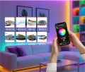 Sterownik taśm LED WLED RGB WiFi ESP32 Home Assistant WS281x mikrofon 4 kanały