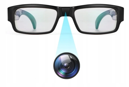 Detektywistyczna ukryta mini kamera w okularach - okulary RF3000 HD podgląd nagrywanie