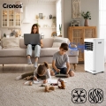 Klimatyzator przenośny cichy 2,6 kW 25 m2 pilot WiFi Tuya akcesoria Cronos