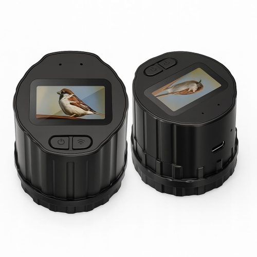 Kamera WiFi 4 MPx 1080 p z ekranem 1,5" do mikroskopu teleskopu 800 mAh