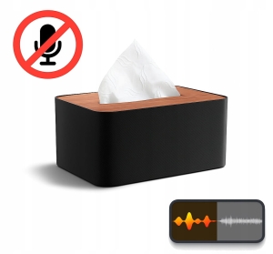 Profesjonalna zagłuszarka zagłuszacz podsłuchów dyktafonów nagrań dźwięku nagrań blokada GSM RFF18 w chusteczniku