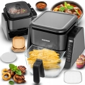 Wielofunkcyjna frytkownica frytkownica beztłuszczowa Multicooker Air Fryer obracana płyta grzewcza 1700 W 4 l