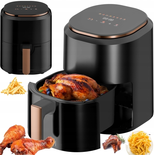 Frytkownica frytkownica beztłuszczowa Air Fryer ikony kolorowe 1400 W 4,5 l 