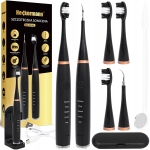 Szczoteczka soniczna skaler ultradźwiękowy do zębów 5 końcówek etui