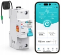 Inteligentny bezpiecznik nadprądowy C63 przekaźnik WiFi Tuya pomiar prądu przewód PEN