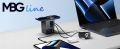 Super szybka ładowarka USB zasilacz GaN 105 W PD zwijany kabel 6w1 USB-C QC 4.0 LED MagSafe