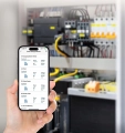 Licznik energii prądu 1 2 3-fazy 2-kierunki WiFi HA MQTT Solar PV 6x przekładnik 120 A