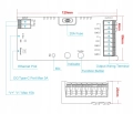 Sterownik WLED RGBIC WiFi ESP32 Ethernet RJ45 PWM Magic Pixel WS281x MQTT do adresowalnych taśm LED