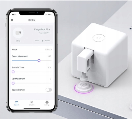 Przycisk zdalny włącznik przełącznik switch FingerBot Robot ZigBee Tuya