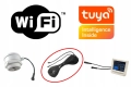Czujnik poziomu cieczy wody napełnienia zbiornika szamba 2w1 wyświetlacz LCD 15 m przewodu WiFi Tuya