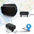 Lokalizator GPS pojazdu OBD śledzenie nasłuch