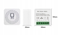 Mini przekaźnik dopuszkowy z pomiarem prądu ZigBee Tuya gniazdko włącznik 10 A 2300 W