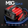 Mocny inteligentny automatyczny prostownik ładowarka do akumulatora LCD 24 V 12 V 25 A tryb naprawy Booster