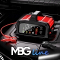 Mocny inteligentny automatyczny prostownik ładowarka do akumulatora LCD 24 V 12 V 25 A tryb naprawy Booster