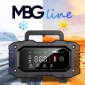 Mocny inteligentny automatyczny prostownik ładowarka do akumulatora LCD 12 V 24 V 20 A tryb naprawy