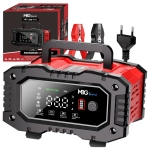 Mocny inteligentny automatyczny prostownik ładowarka do akumulatora LCD 12 V 24 V 20 A tryb naprawy