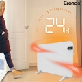 Panel grzewczy grzejnik na podczerwień promiennik elektryczny Cronos 450 W termostat WiFi pilotem nóżki 