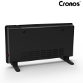 Grzejnik elektryczny konwektorowy 2000 W termostat energooszczędny WiFi Tuya Full Black