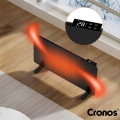 Grzejnik elektryczny konwektorowy 2000 W termostat energooszczędny WiFi Tuya Full Black
