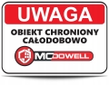 Alarm bezprzewodowy domowy czujnik ruchu drzwi okna syrena GSM PL RED III McDowell