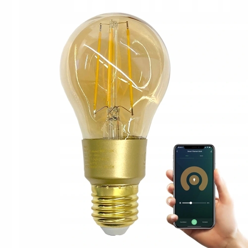 Żarówka LED 6 W dekoracyjna retro Woox Edison WiFi E27 Tuya Smart Life