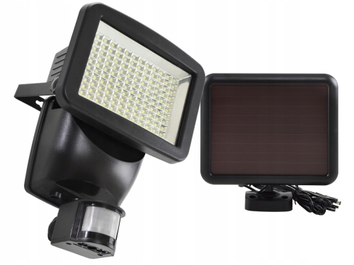 Lampa solarna halogen 120 LED SMD czujnik ruchu zmierzchu NVOX IP44