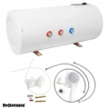 Mocny bojler elektryczny 30 l 2000 W pionowy okrągły zbiornik podgrzewacz wody energooszczędny