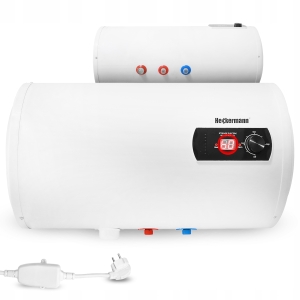Mocny bojler elektryczny 30 l 2000 W pionowy okrągły zbiornik podgrzewacz wody energooszczędny