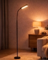 Lampa podłogowa Lungo LED z pilotem ściemniana 3 barwy światła 12 W 178 cm