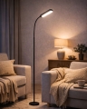 Lampa podłogowa Lungo LED z pilotem ściemniana 3 barwy światła 12 W 178 cm