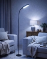 Lampa podłogowa Lungo LED z pilotem ściemniana 3 barwy światła 12 W 178 cm