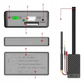 Mini kamera detektywistyczna na taśmie 4G GSM na kartę SIM 90° detekcja ruchu mocna bateria 2800 mAh
