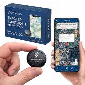 Lokalizator Bluetooth TAG Android iOS iPhone GPS śledzenie magnes