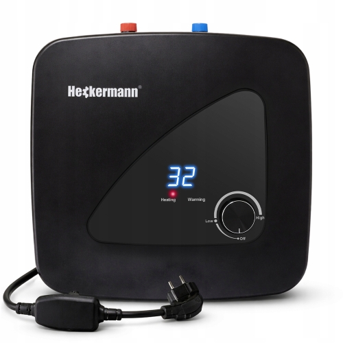 Bojler podgrzewacz elektryczny wody zbiornik 12 l 2 kW 2000 W 35-75 °C energooszczędny