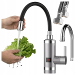 Elektryczny przepływowy podgrzewacz wody kran bateria kuchenna VA0321 + wylewka elastyczna Vayox