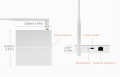 Bramka mostek centralka ZigBee 3.0 Tuya Smart Life LAN RJ45 gniazdo USB-C antena 3 dBi