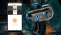 Interkom motocyklowy Ejeas K1 kamera 2K foto wideo 1000 m WIFI mesh 4 osoby