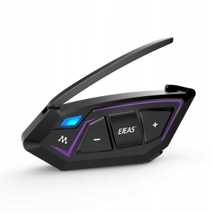 Interkom motocyklowy Ejeas MS8 8 osób 7000 m IP67 mesh 3.0 redukcja szumów