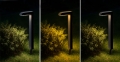 Lampa solarna ogrodowa wbijana słupek reflektor ogrodowy Nora IP54