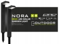 2x lampa solarna ogrodowa wbijana słupek reflektor ogrodowy Nora IP54