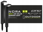 2x lampa solarna ogrodowa wbijana słupek reflektor ogrodowy Nora IP54