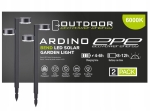 2x lampa solarna wbijana podwójna Ardino LED ogrodowy solar czujnik zmierzchu IP65