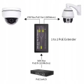 Wzmacniacz  Extender PoE Ethernet RJ45 przedłużacz sygnału do 100 m 2x 1 Gbit